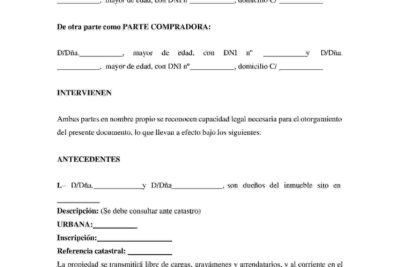 Modelo de Contrato de Arras
