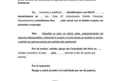 MODELO DE SOLICITUD DE APOYO 2