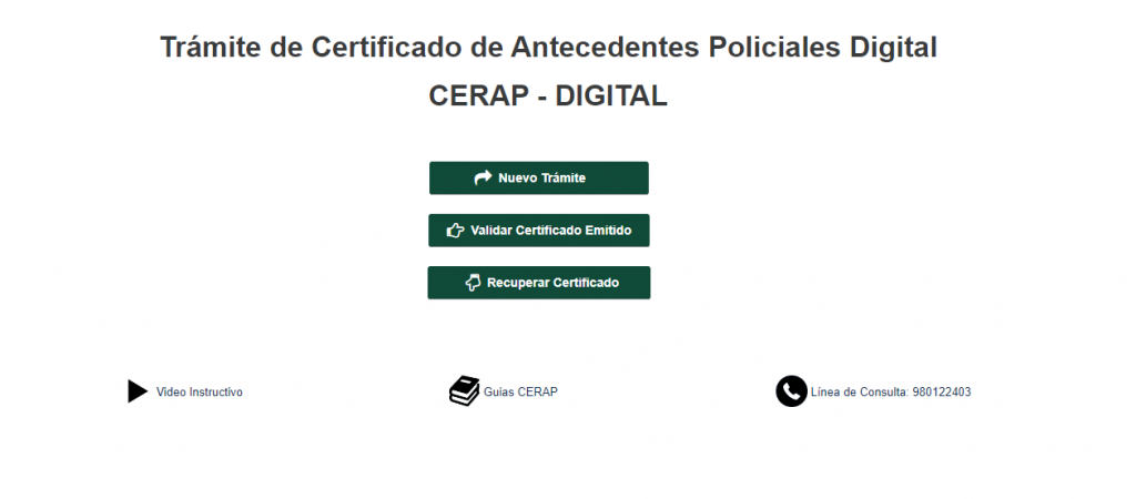 Certificado De Antecedentes Policiales Tramitar Ahora 2023 1735