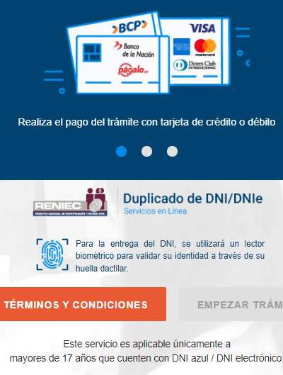 sacar el duplicado de mi DNI por Internet